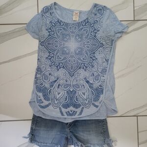 Vintage y2k Fairycore boho Mandala Grungewear small